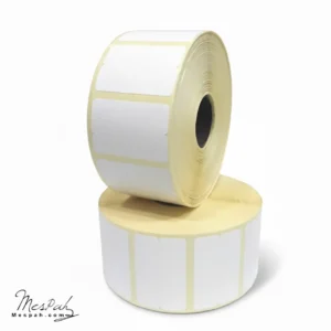 ورق باركود حراري 38mm*25mm مقسوم