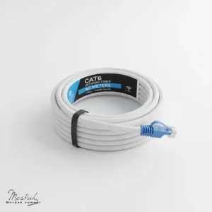 كابل شبكة Cat6 إيثرنت بطول 40 متر - جيجابت 1Gbps عالي السرعة | LAN للأعمال والمنزل